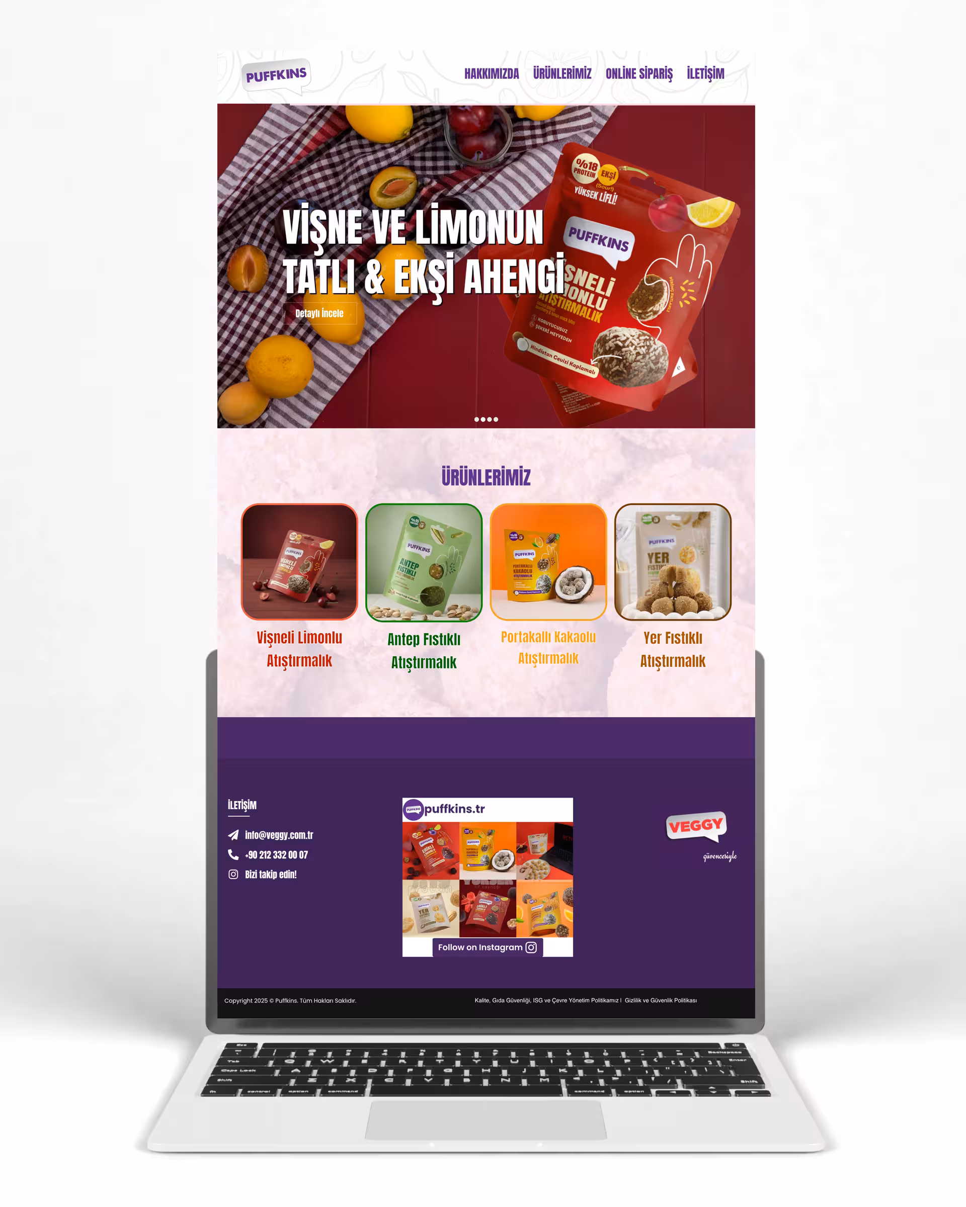 Puffkins Website Tasarım