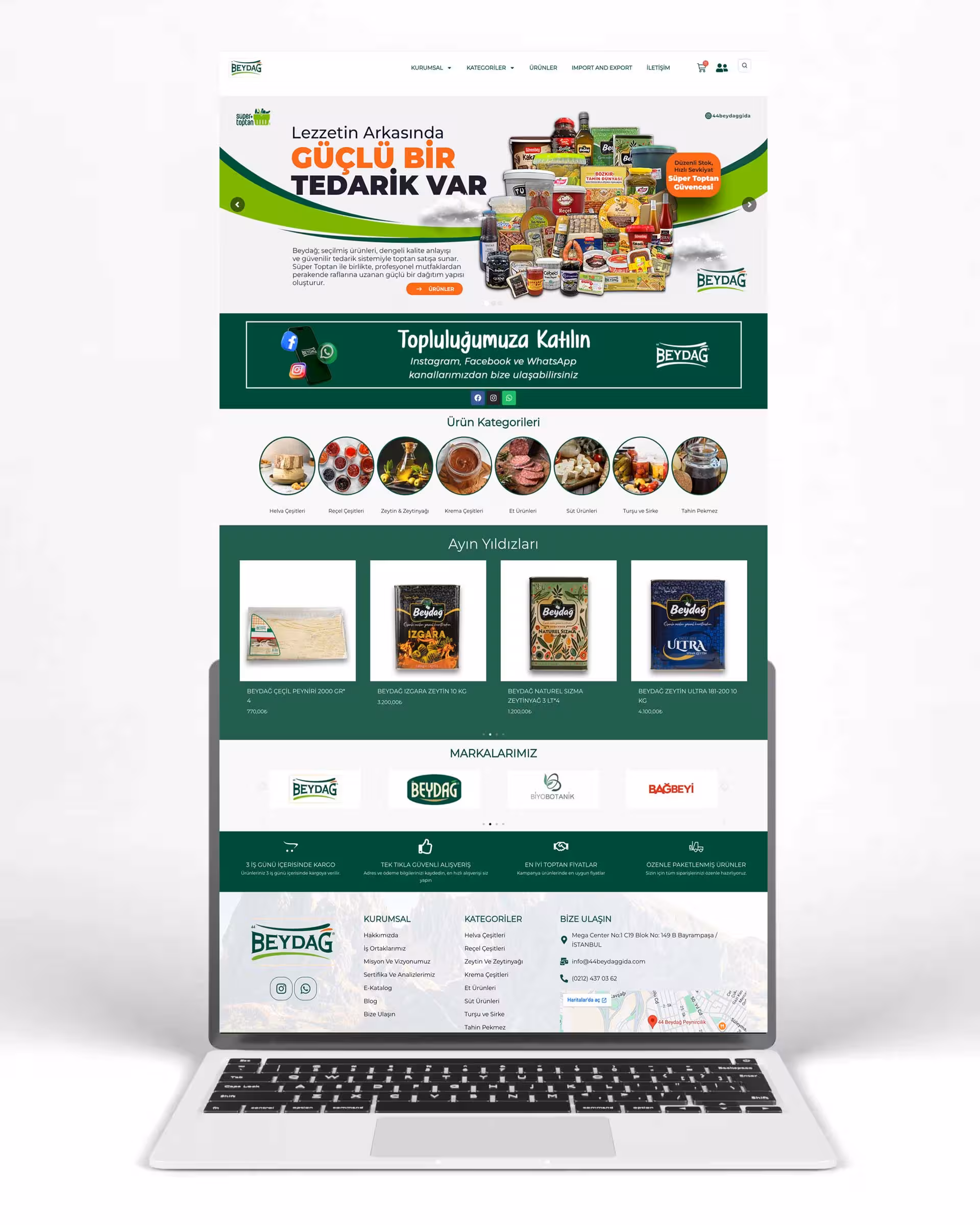 44Beydağ Gıda E-Ticaret Tasarım